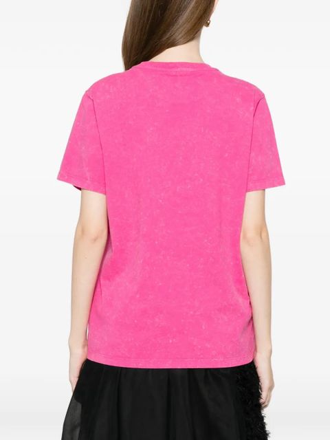 GANNI graphic T-shirt - Pink