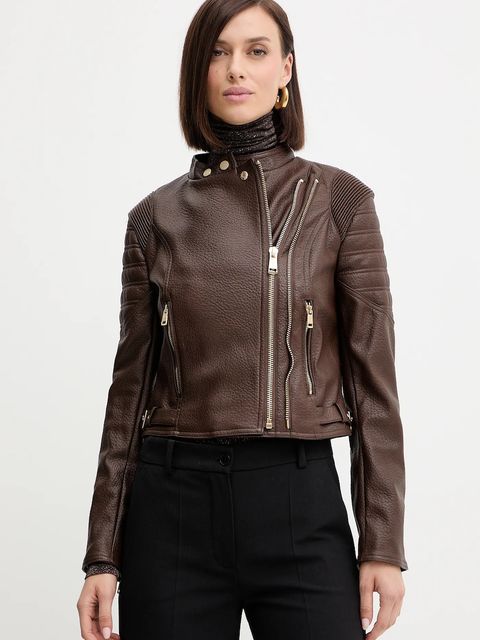 Guess ramoneska JEANNINE kolor brązowy przejściowa W5YL19 WHDS0 - zdjęcie produktu nr 1