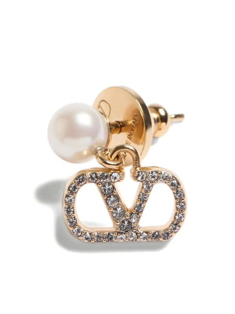 Valentino Garavani Vlogo earrings - Gold
