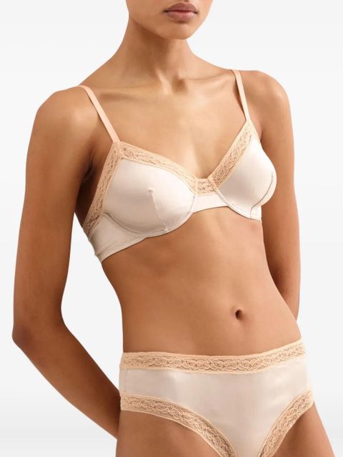 ERES Coquet lace-trimmed full-cup bra - Neutrals