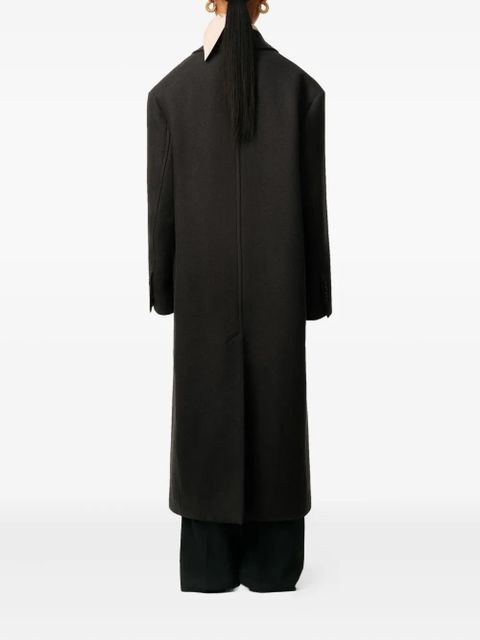 AMI Paris double-breasted wool coat - Black