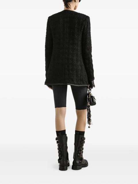 Dolce & Gabbana textured button-up jacket - Black