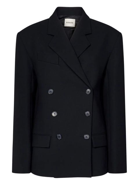 KHAITE Arnoll double-breasted coat - Black - zdjęcie produktu nr 1