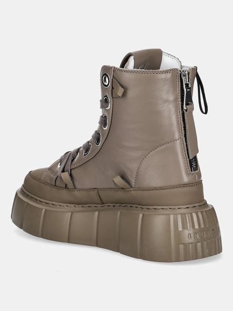 Inuikii trampki Leather Matilda kolor brązowy 1001.002.0042.163