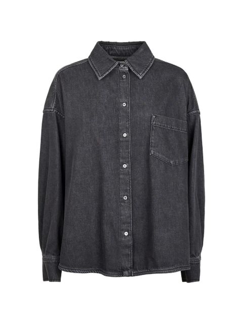Weekend Max Mara patch-pocket denim shirt - Black - zdjęcie produktu nr 1