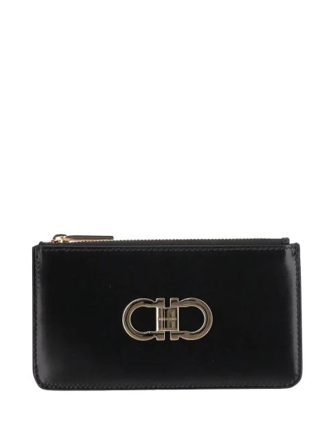 Ferragamo Gancini zip-around wallet - Black - zdjęcie produktu nr 1