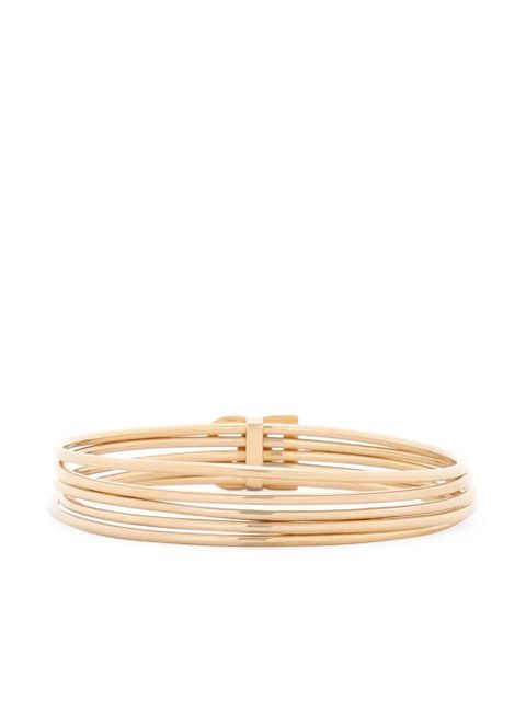 Dolce & Gabbana DG logo-charm multi-hoop bangle - Gold - zdjęcie produktu nr 2