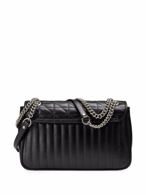 Gucci GG Marmont medium shoulder bag - Black