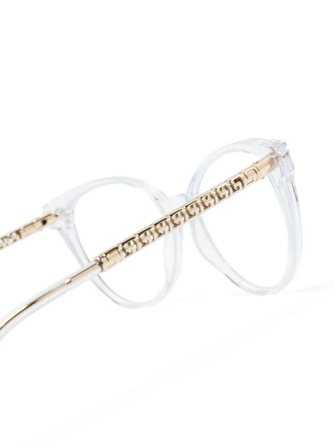 Versace Eyewear cat-eye glasses - Neutrals