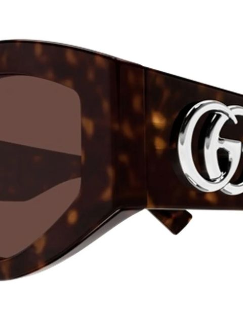 Gucci Eyewear cat-eye frame sunglasses - Black