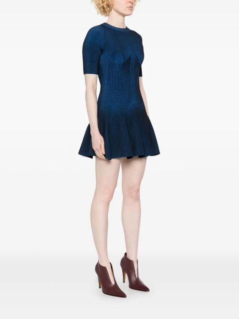 Balmain ribbed-knit dress - Blue - zdjęcie produktu nr 2