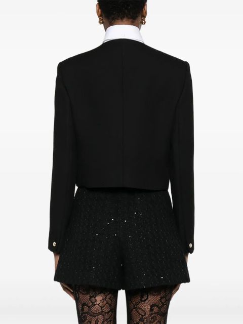 Maje double-breasted cropped blazer - Black - zdjęcie produktu nr 2