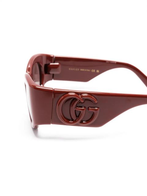 Gucci Eyewear oval-frame sunglasses - Brown