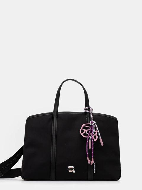 Karl Lagerfeld torebka IKON kolor czarny A4W30017 - zdjęcie produktu nr 1