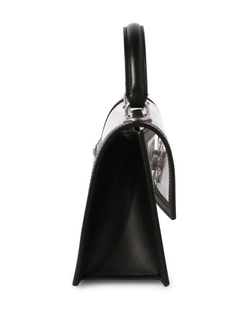 Off-White Jitney 1.4 transparent-design tote bag - Black