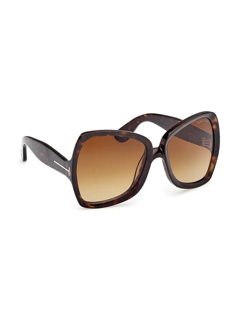 Tom Ford okulary przeciwsłoneczne damskie kolor brązowy FT1222_6052F