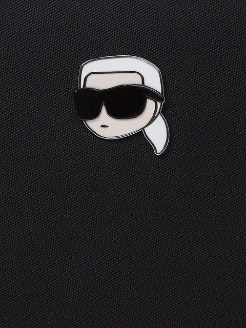 Karl Lagerfeld portfel IKON damski kolor czarny A4W32011 - zdjęcie produktu nr 2