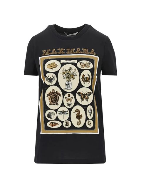 Max Mara Mxmspadino graphic T-shirt - Black - zdjęcie produktu nr 1