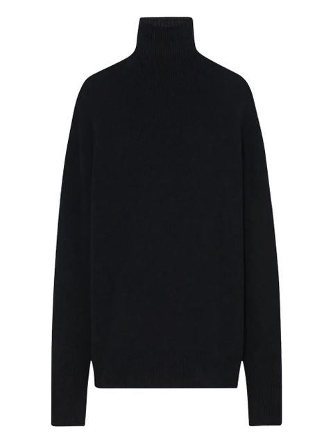 The Row Stepny high-neck wool sweater - Black - zdjęcie produktu nr 1
