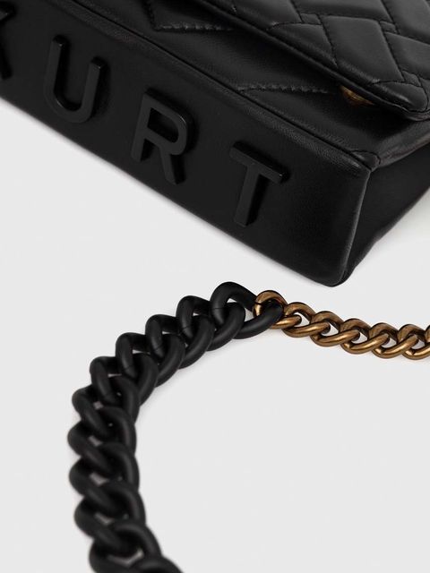 Kurt Geiger London kopertówka skórzana kolor czarny