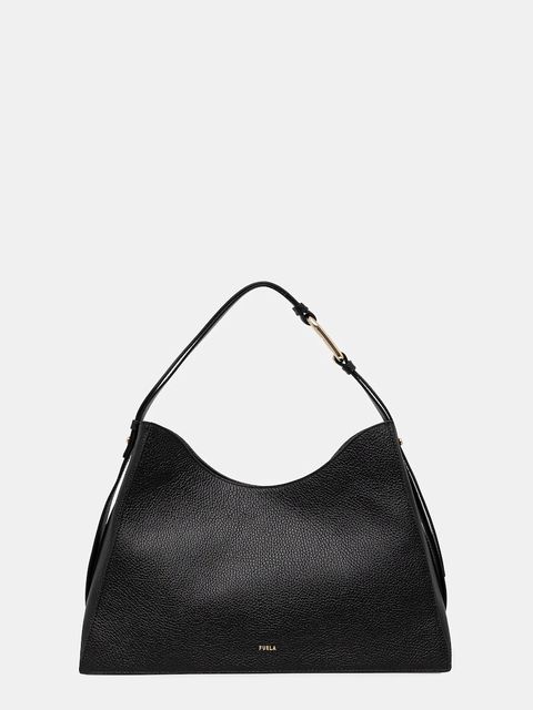 Furla torebka skórzana kolor czarny WB01246.HSF000.O6000 - zdjęcie produktu nr 1