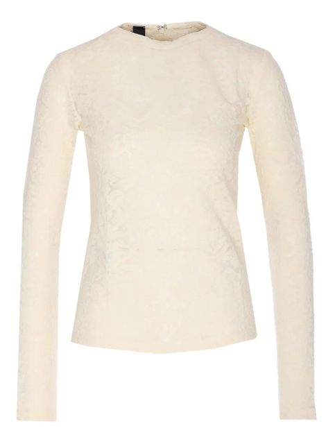 PINKO Marinara zip crew-neck top - Neutrals - zdjęcie produktu nr 1