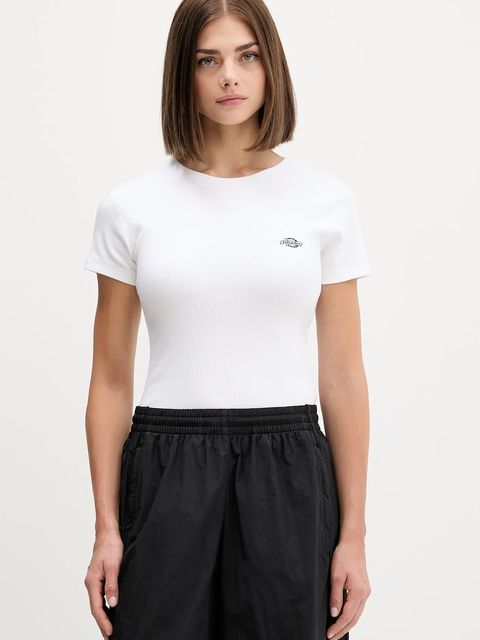 Dickies t-shirt damski kolor biały DK0A87QB - zdjęcie produktu nr 1
