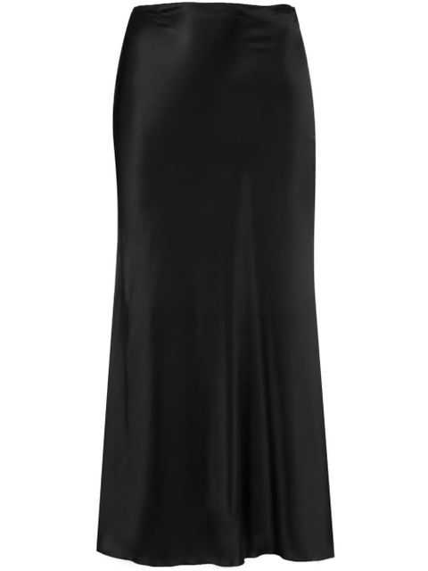 MANURÍ Patricia silk skirt - Black - zdjęcie produktu nr 1