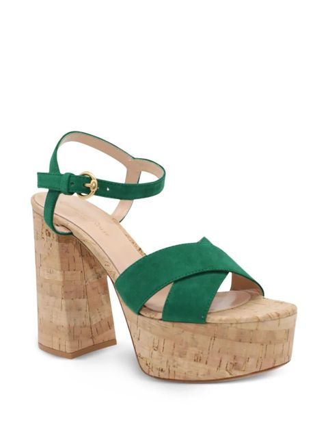 Gianvito Rossi Bebe 120mm leather sandals - Green - zdjęcie produktu nr 2