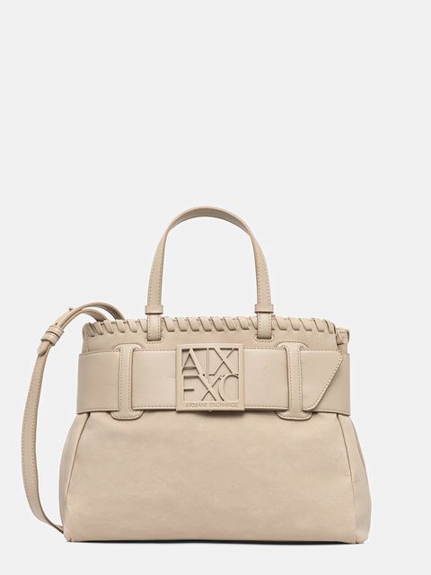 Armani Exchange torebka kolor beżowy XW000285 AF12574