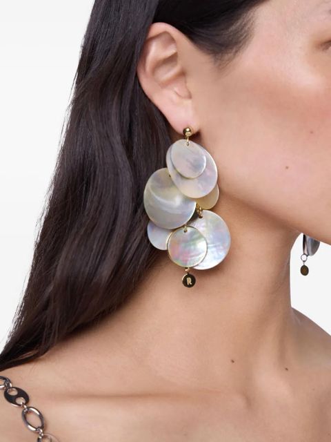 Rabanne Shell Discs earrings - Neutrals - zdjęcie produktu nr 1