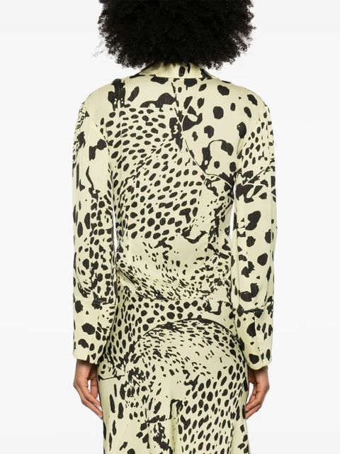 Nanushka animal-print shirt - Green