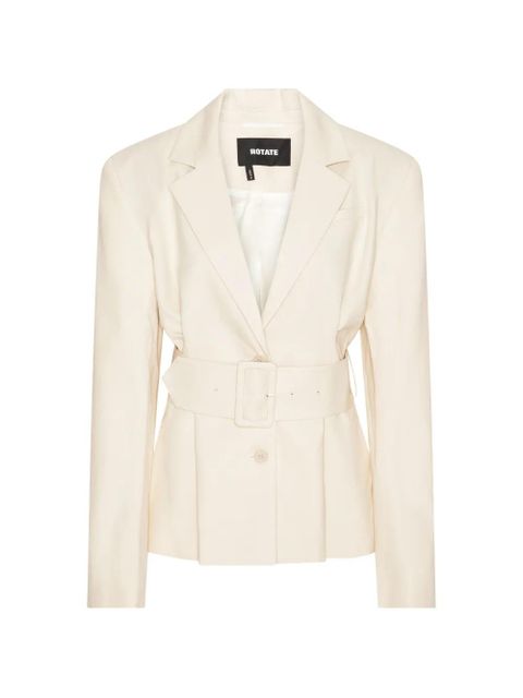 ROTATE BIRGER CHRISTENSEN belt-detail blazer - Neutrals - zdjęcie produktu nr 1