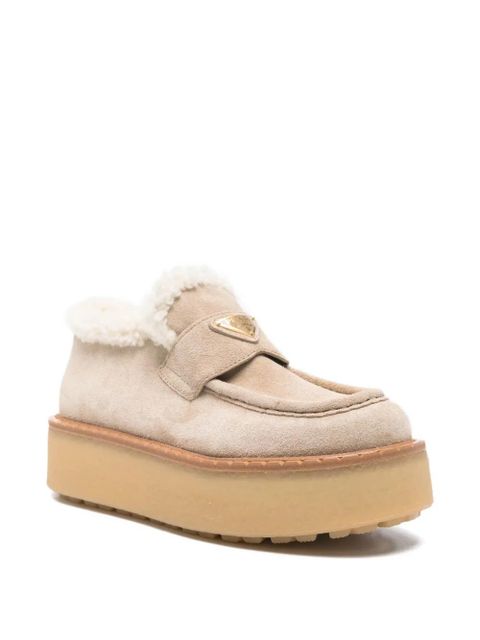 Prada suede loafers - Brown