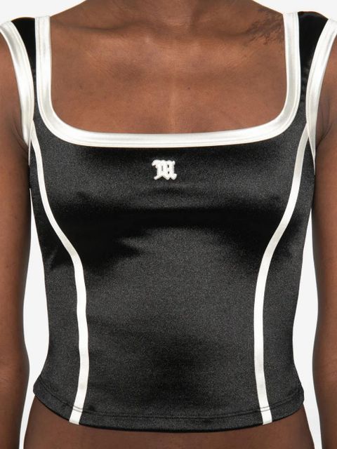 MISBHV logo-embroidered top - Black