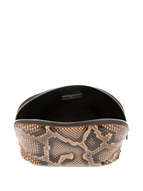 The Row Agnes cutch bag - Brown