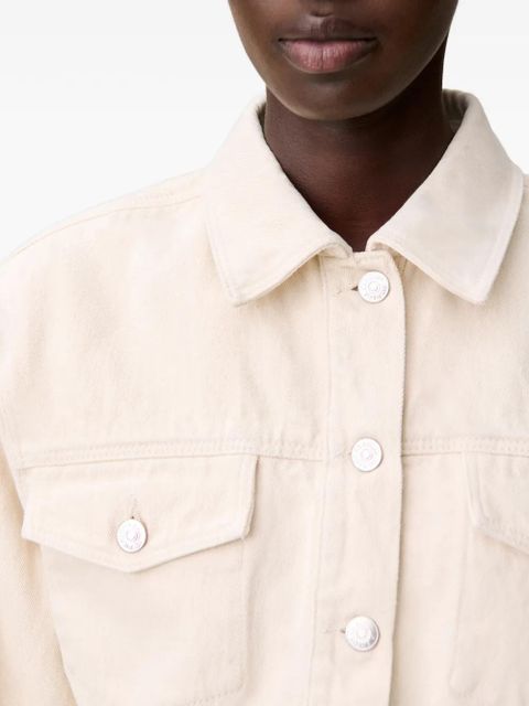 Claudie Pierlot pocket denim jacket - Neutrals