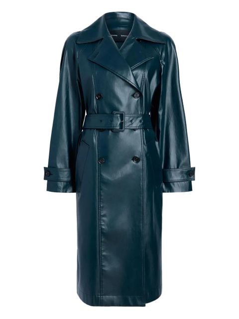 Proenza Schouler Benedetta belted coat - Green - zdjęcie produktu nr 1