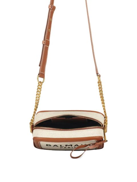 Balmain logo shoulder bag - Neutrals