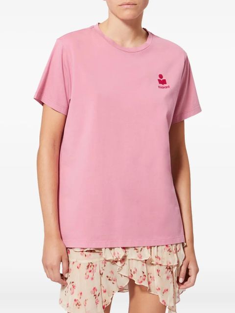 MARANT ÉTOILE Aby logo T-shirt - Pink