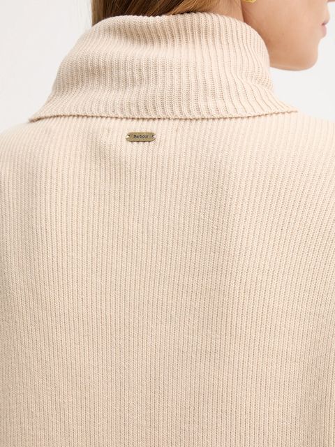 Barbour sukienka kolor beżowy mini oversize LDR0559 - zdjęcie produktu nr 2