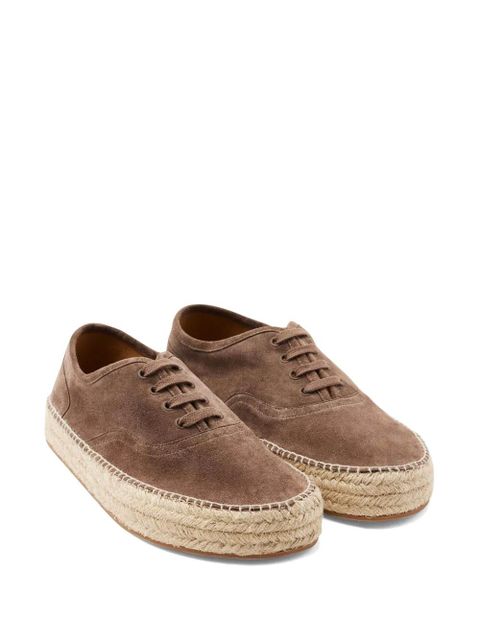 JW Anderson lace-up platform sneakers - Brown