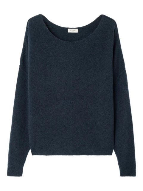 American Vintage Damsville boat-neck sweater - Blue - zdjęcie produktu nr 1