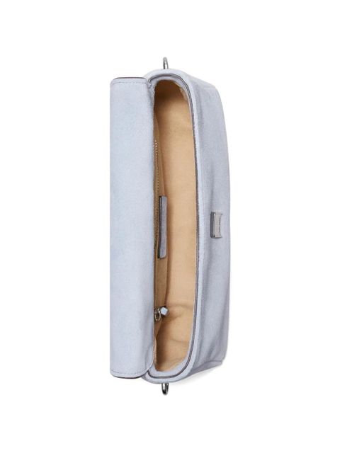 Tory Burch small Charlie suede shoulder bag - Blue