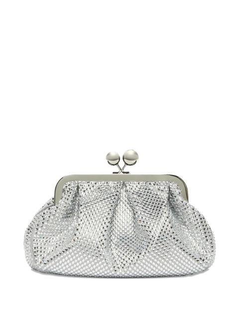 Max Mara Emy embellished clutch bag - Silver - zdjęcie produktu nr 2