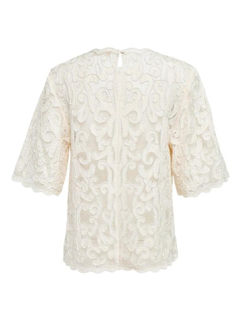 Ulla Johnson short-sleeve blouse - Neutrals - zdjęcie produktu nr 2