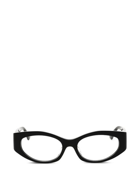 Versace oval-frame glasses - Black - zdjęcie produktu nr 1