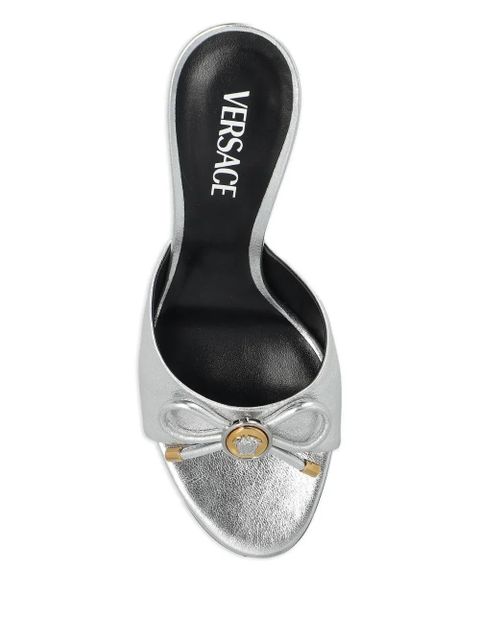Versace 85mm leather sandals - Silver