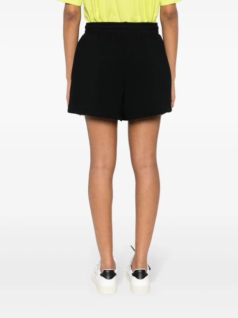 ROTATE BIRGER CHRISTENSEN logo-embroidered track shorts - Black