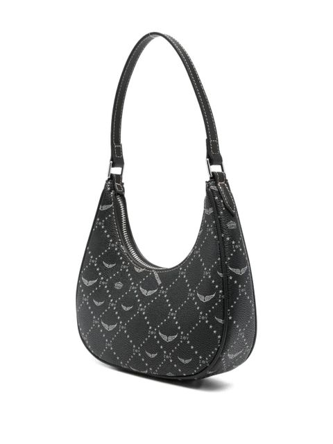 Zadig&Voltaire Z Night Out logo graphic shoulder bag - Black